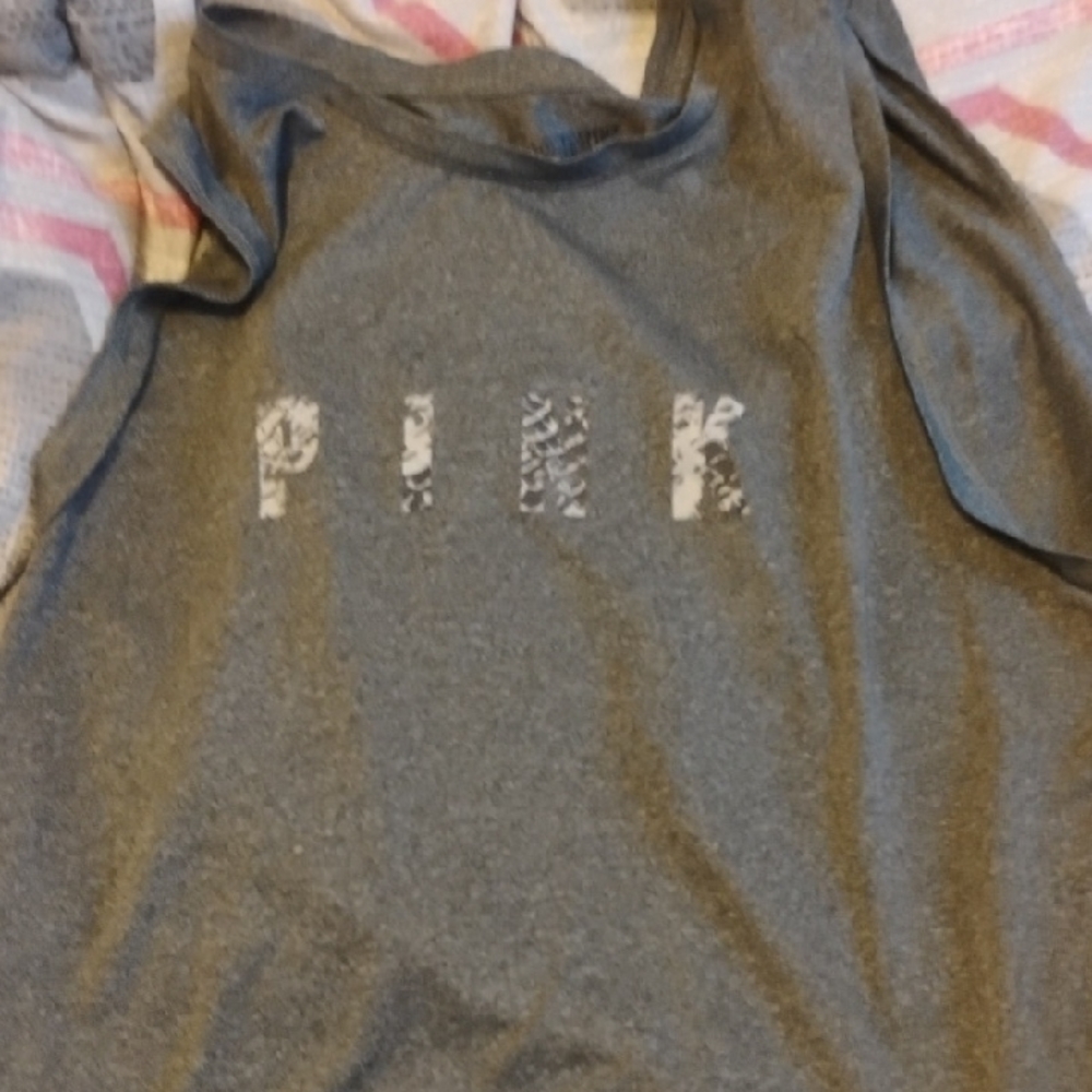 Gray PINK Tank Top